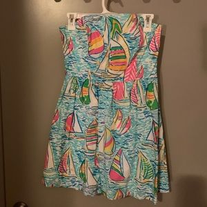 Lilly Pulitzer You Gotta Regatta Strapless Dress